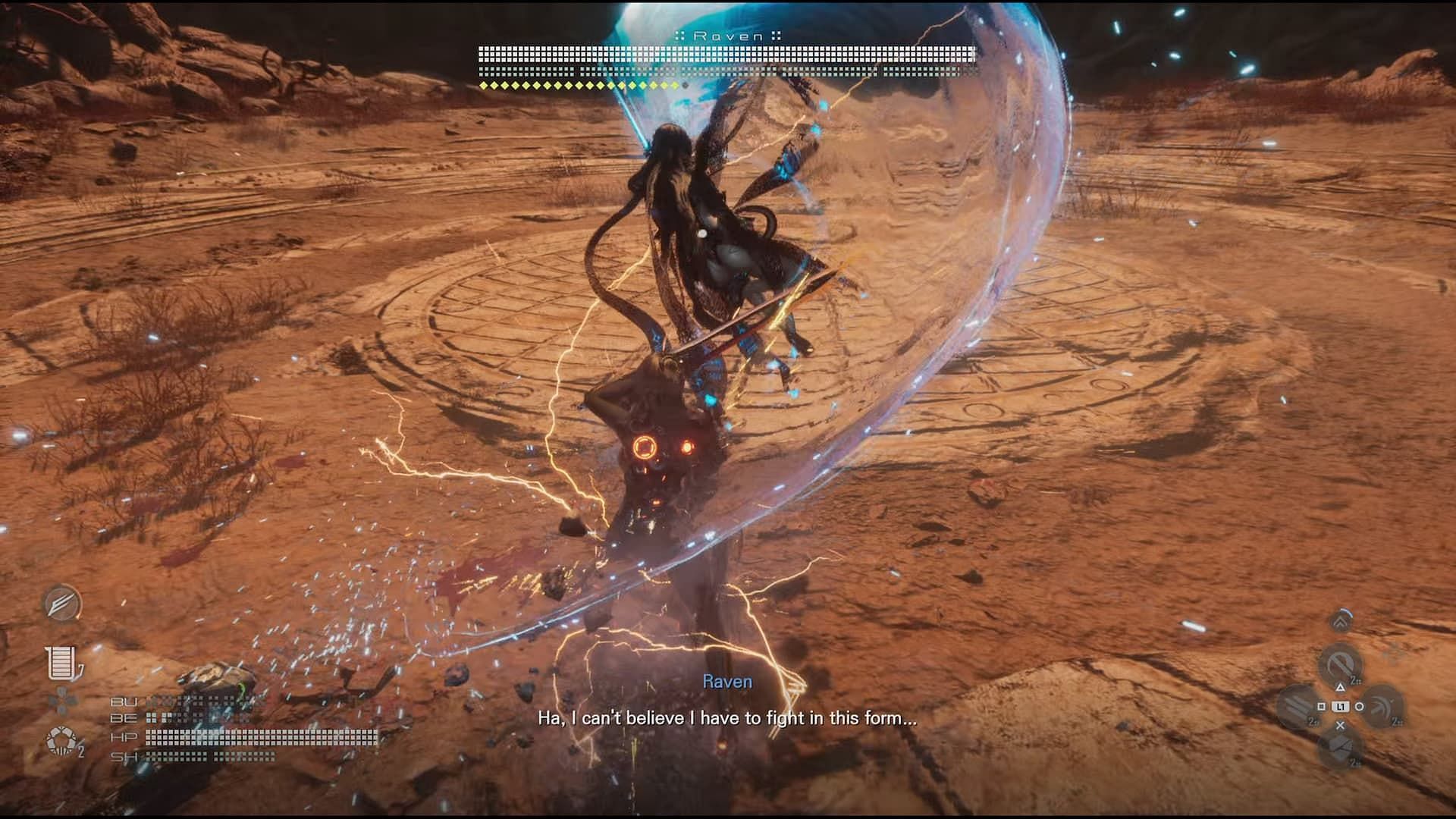 Dodging and parrying in Stellar Blade (image via Shift Up)