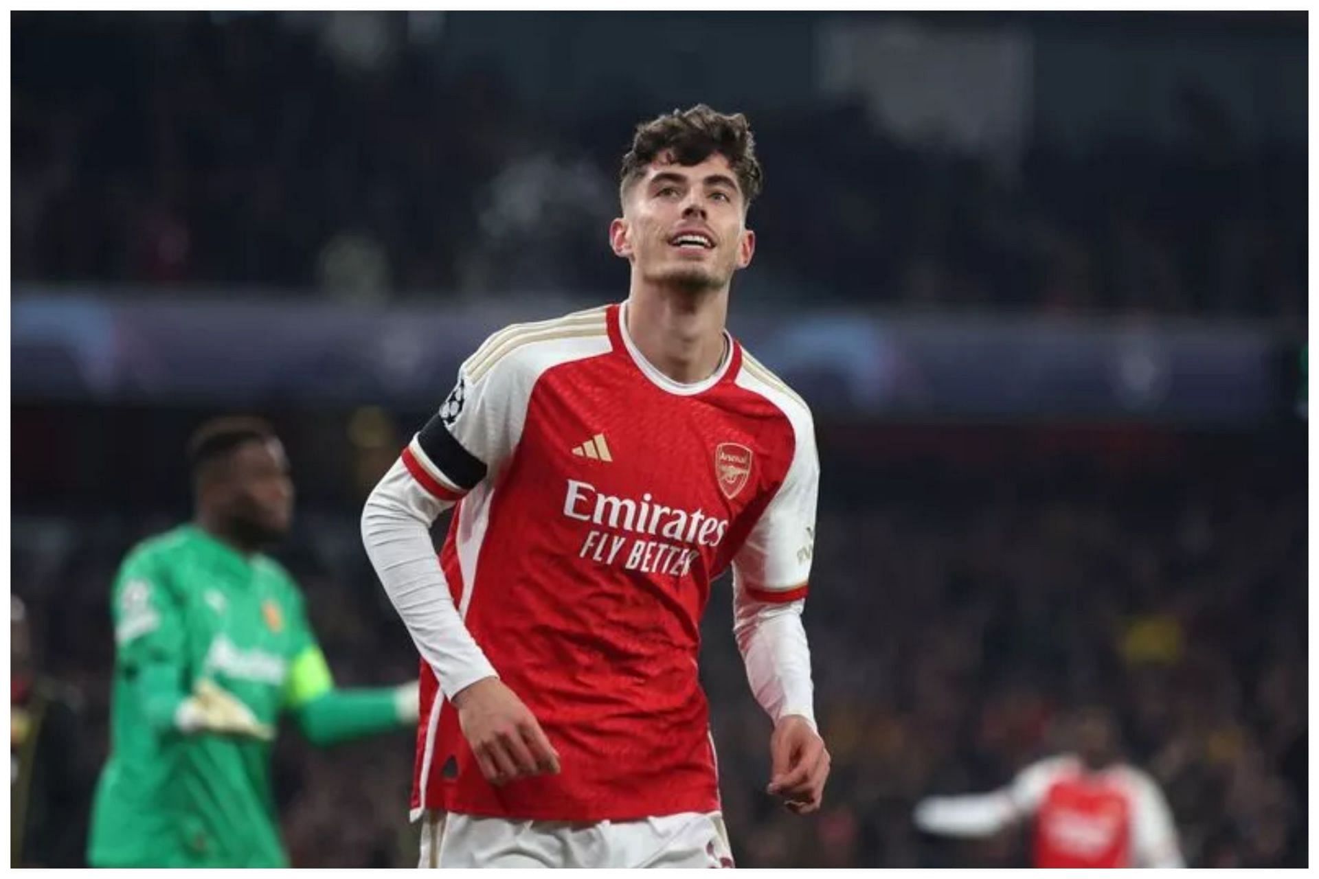 Kai Havertz and Arsenal are fighting for the English Premier League title (Photo by Rob Newell - CameraSport via Getty Images)