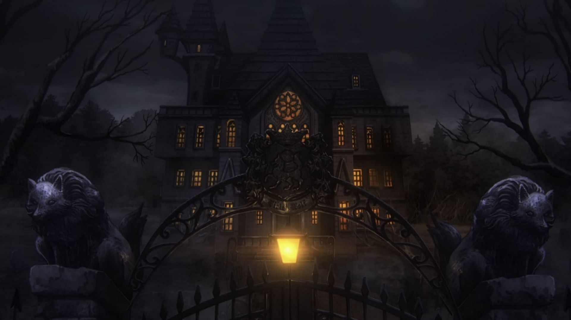 Violet Wolf house, as seen in Black Butler season 4 episode 4 (Image via Cloverworks)