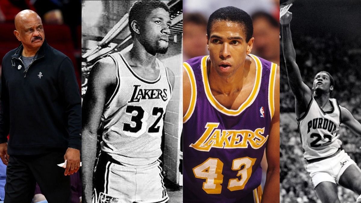 Magic Johnson, JohnLucas, Mychal Thompson, Joe Carroll