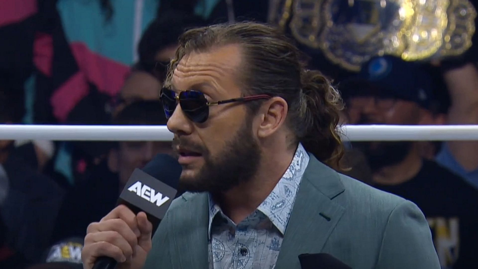 Kenny Omega made his AEW return tonight on Dynamite [Photo courtesy of screenshot from Triller TV