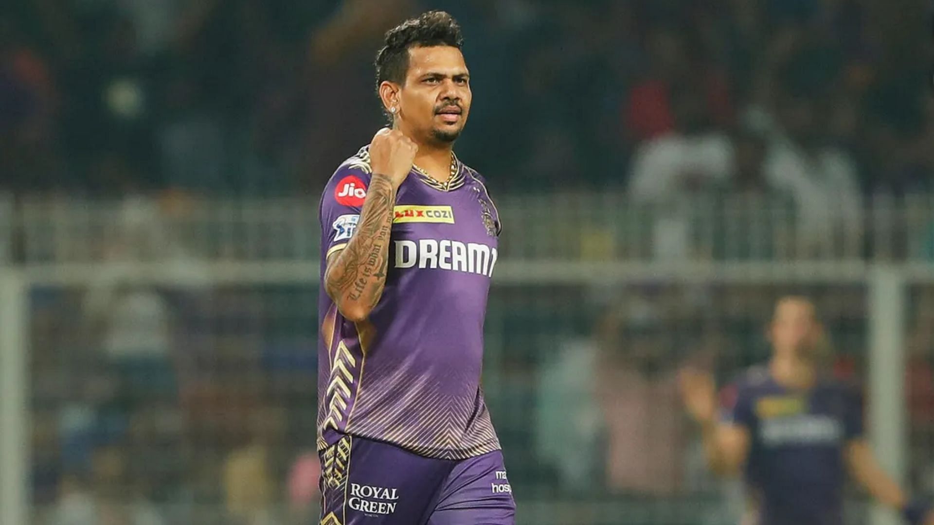 Sunil Narine of KKR (Credits: IPL)