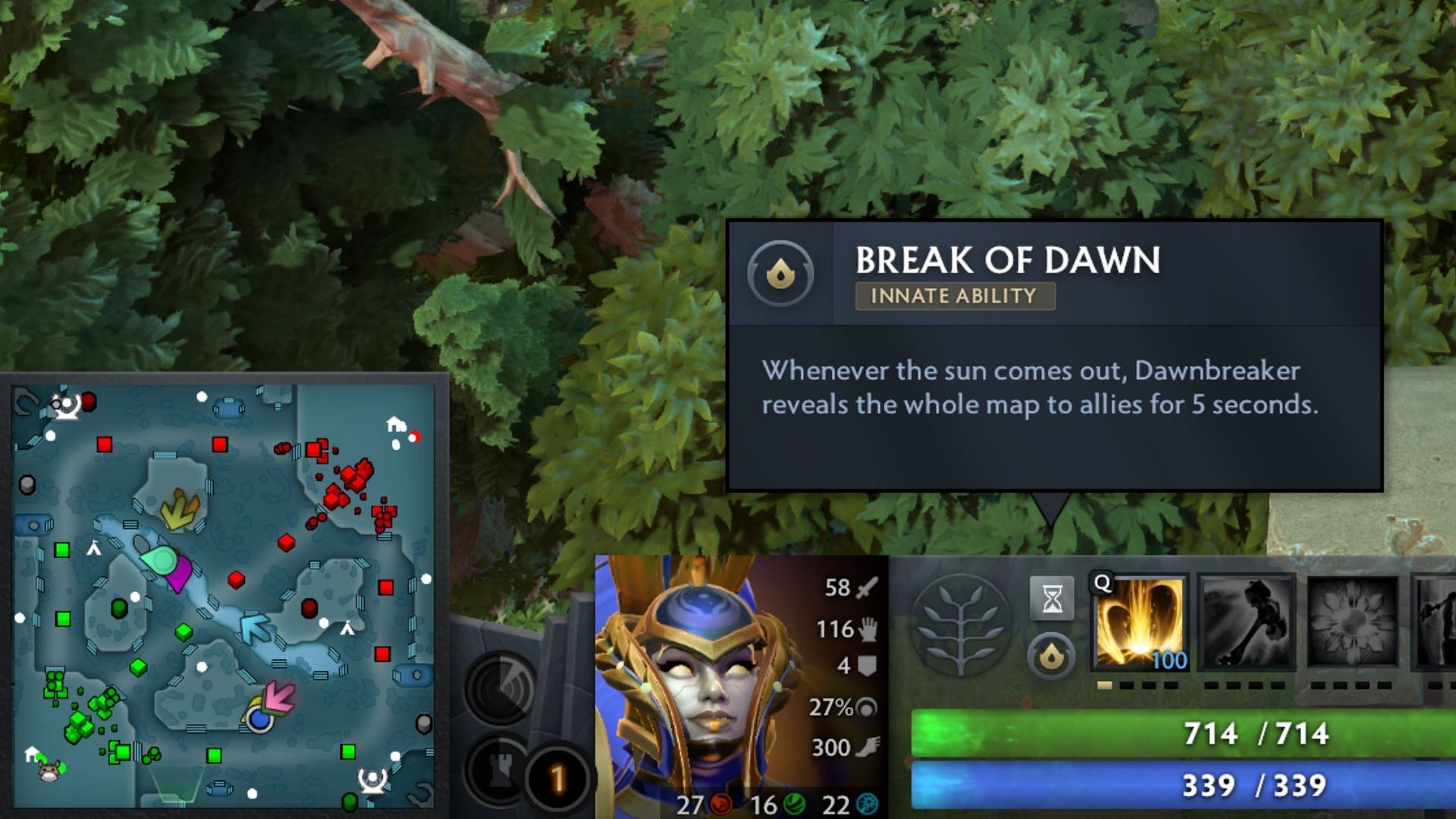 Innate abilities have arrived with 7.36 (Image via Dota 2)