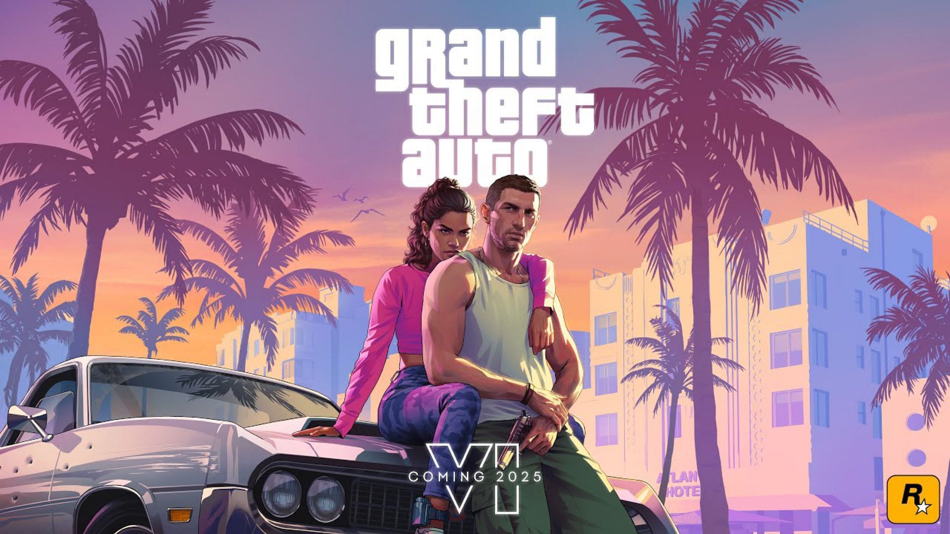The official artwork of Grand Theft Auto 6 (Image via Rockstar Games)