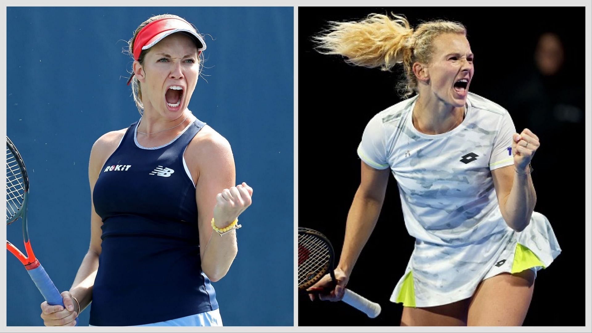 Danielle Collins vs Katerina Siniakova is one of the second-round matches at the 2024 Internationaux de Strasbourg. (Photos: Getty)