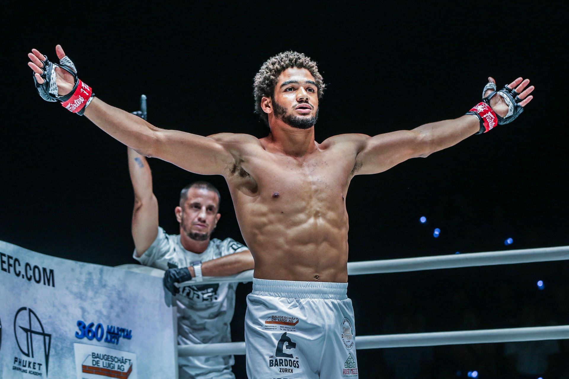 Maurice Abevi ahead of his decision win over Zhang Lipeng at ONE Fight Night 22.