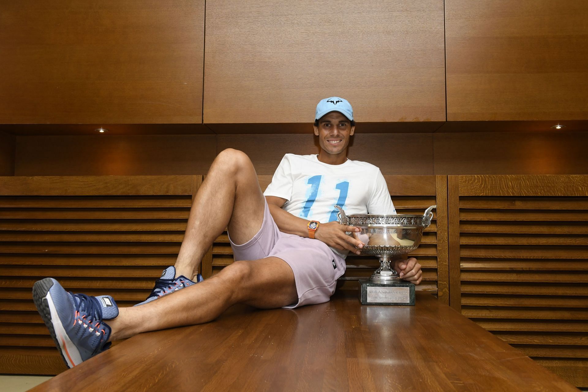 Rafael Nadal celebrated his eleventh French Open title in 2018