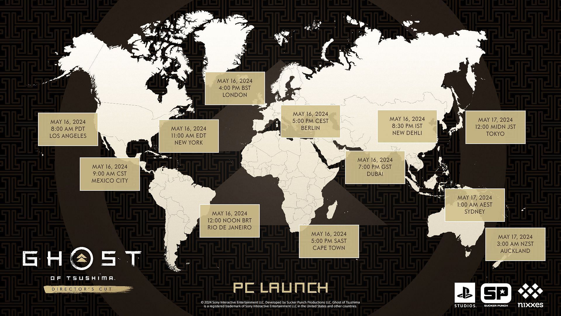 Ghost of Tsushima PC release date &amp; time for all regions (Image via Nixxes Software)