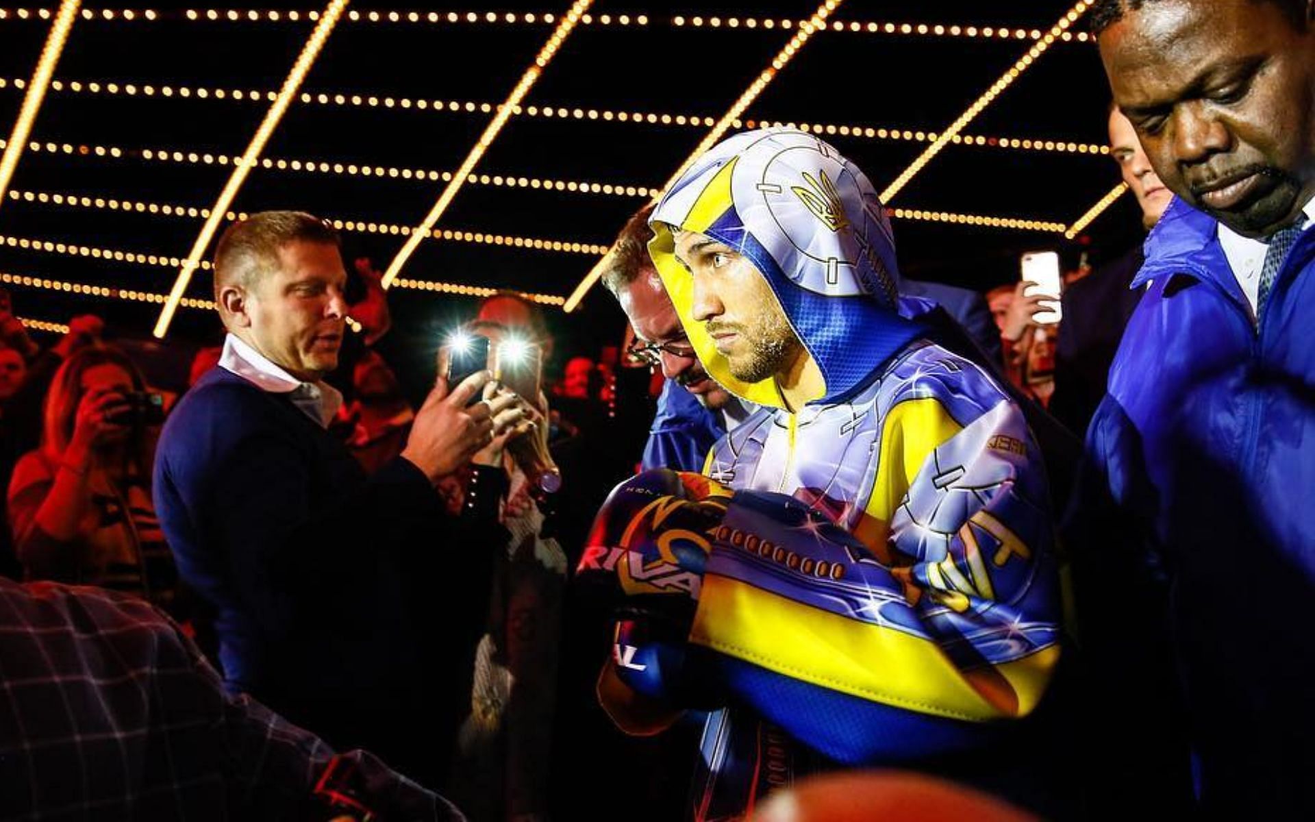 What are the songs Vasiliy Lomachenko has previously walked out to?