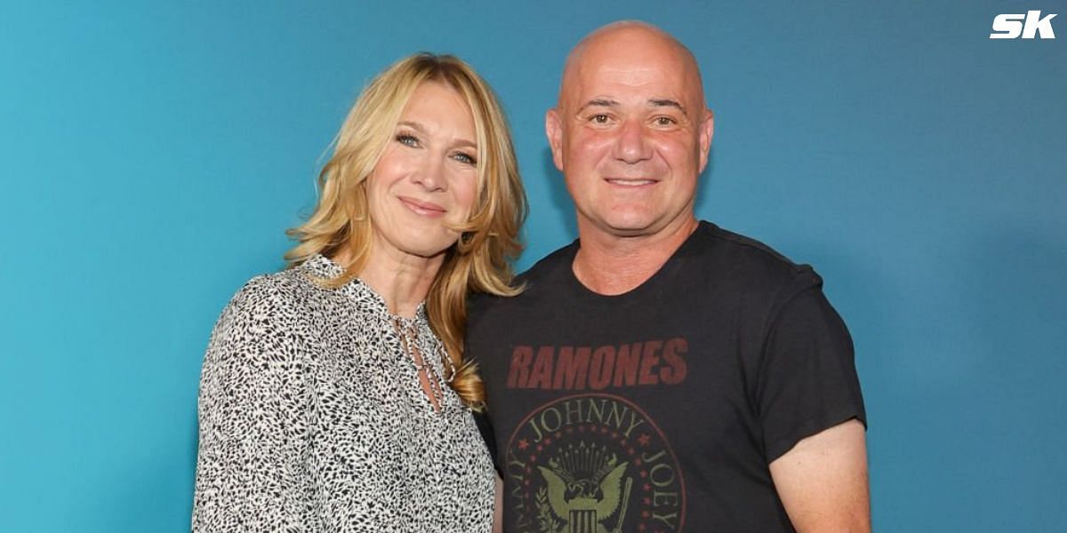 Steffi Graf and Andre Agassi 