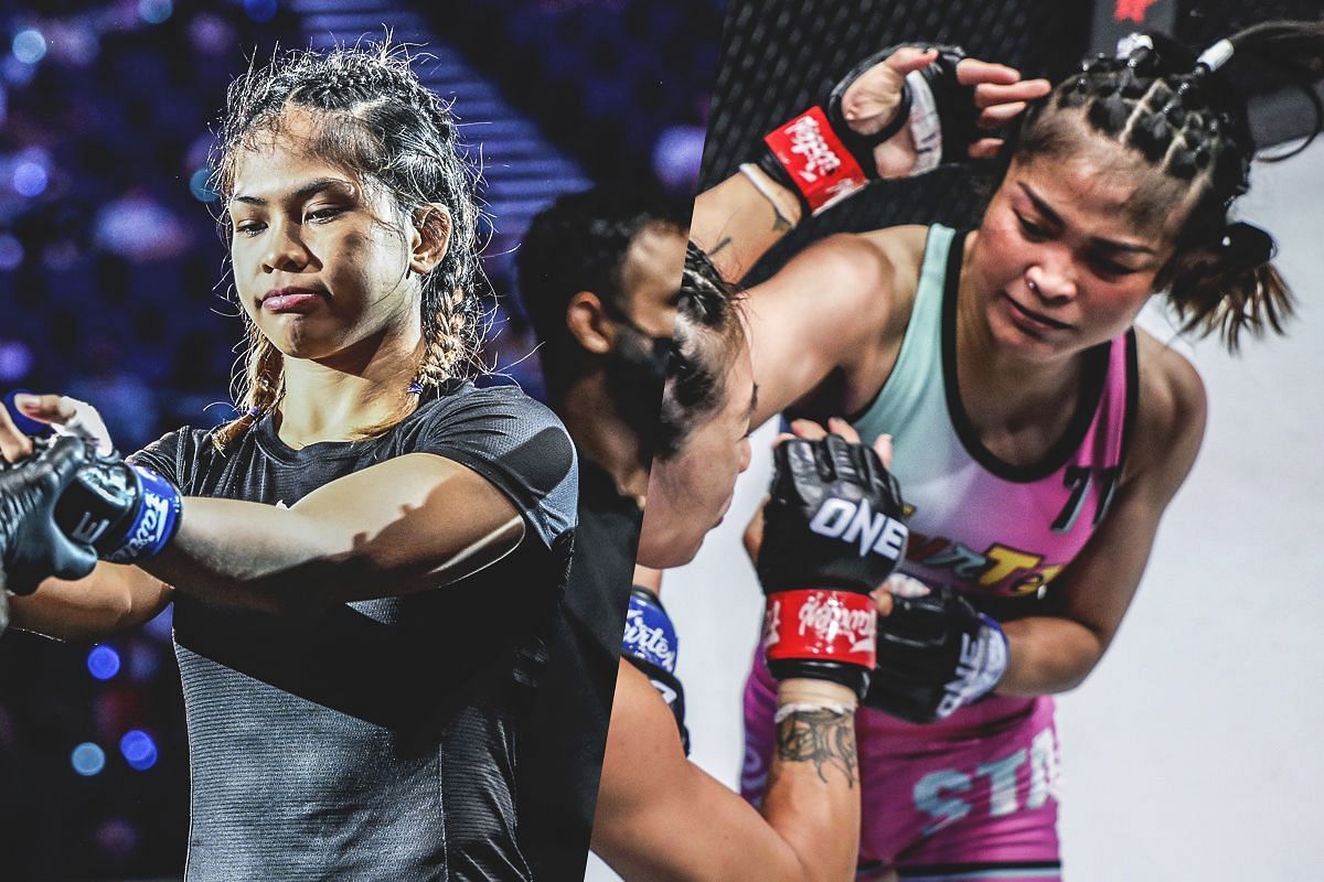 Denice Zamboanga (left) Stamp (right) [Photos via: ONE Championship]