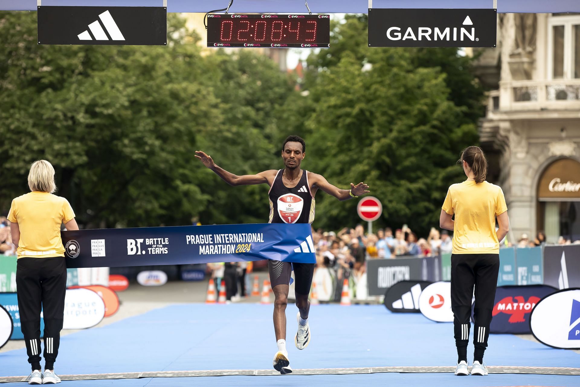 Prague International Marathon 2024 Full Results Berhanu Hayle and Bedatu Hirpa clinch men's and