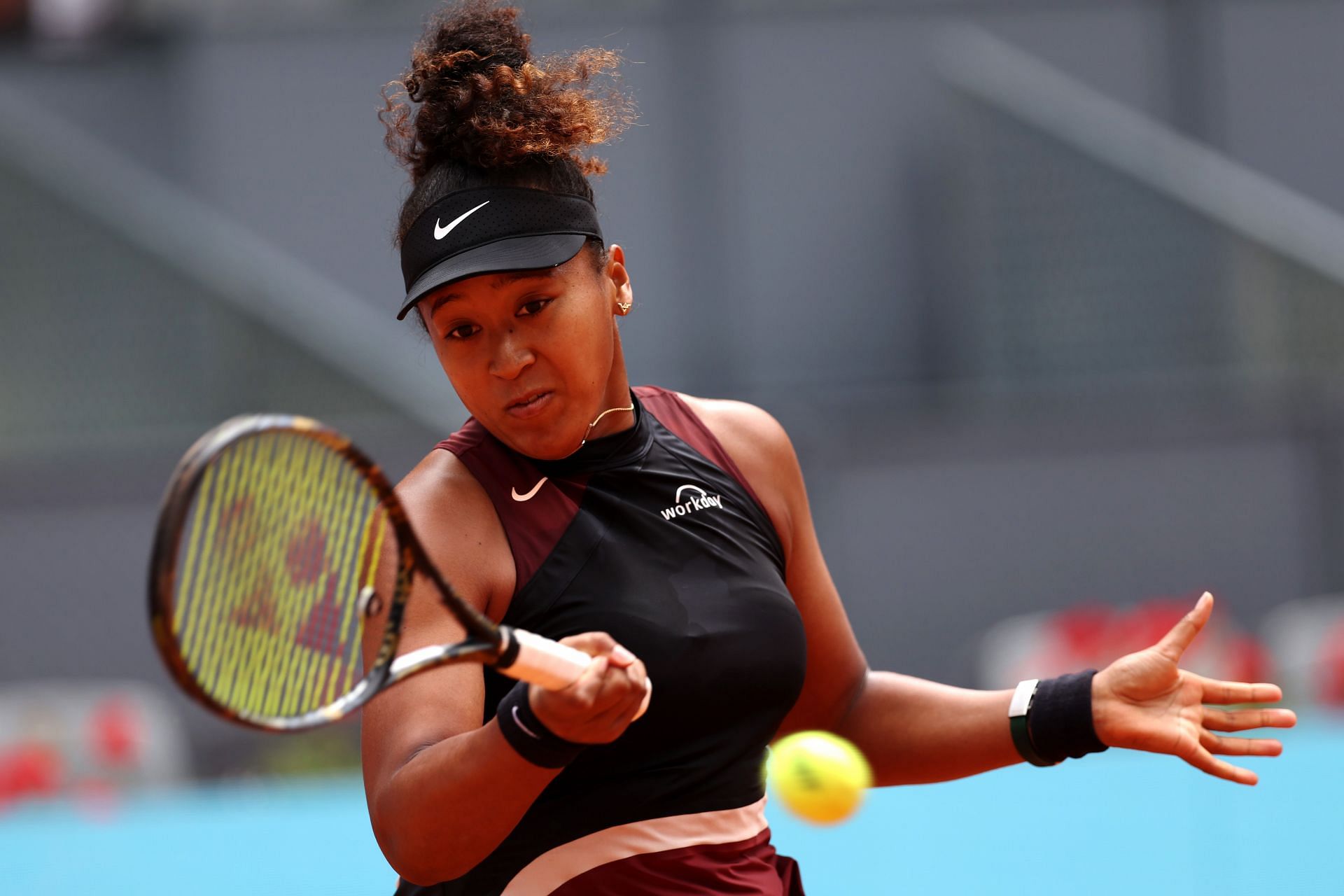 Naomi Osaka at the 2024 Madrid Open.