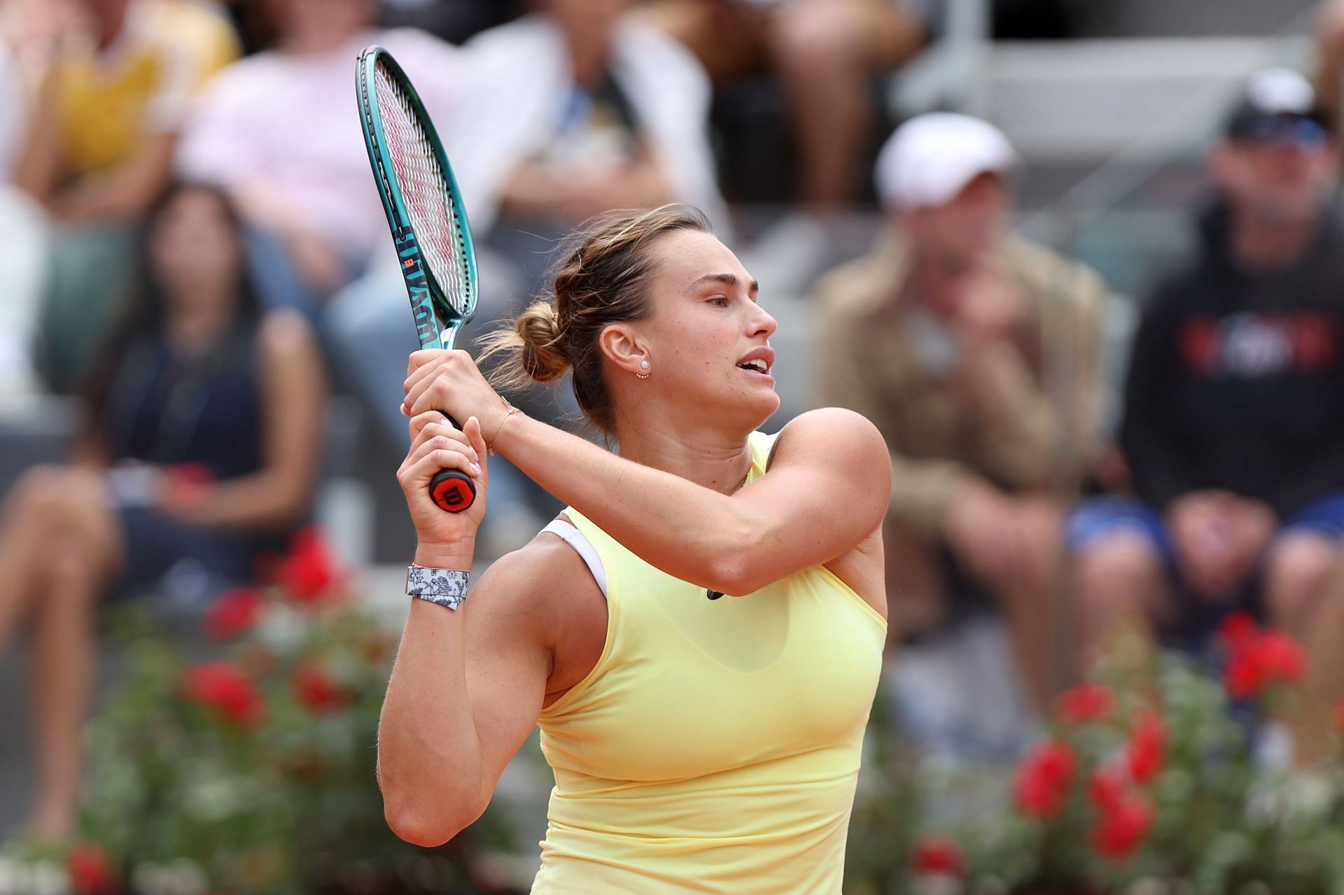 Aryna Sabalenka at the 2024 Italian Open.