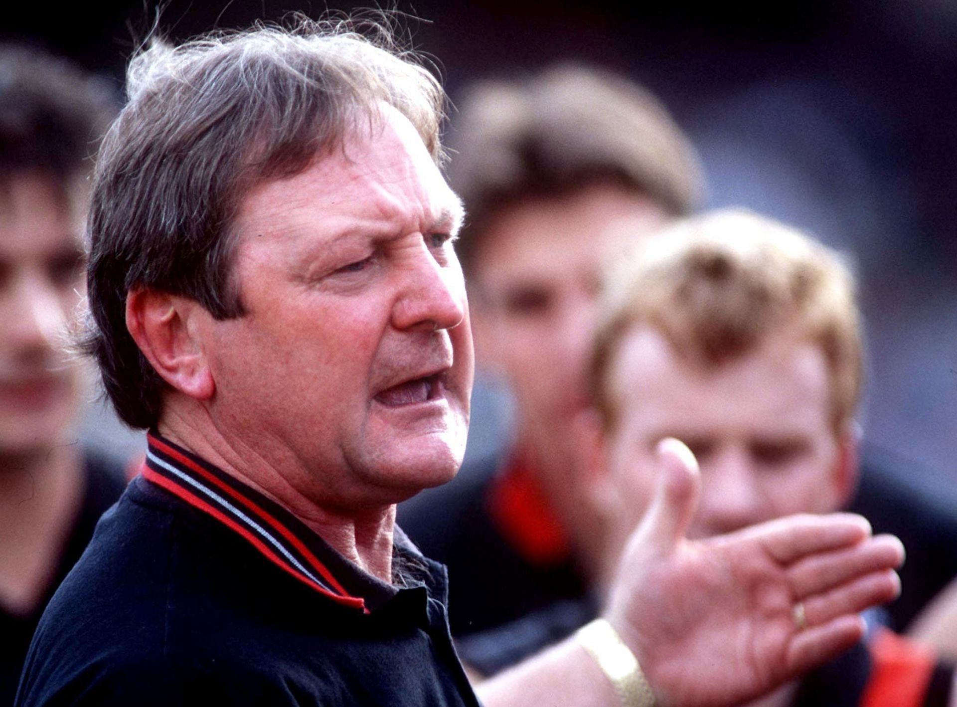 Kevin Sheedy, Coach of Essendon directs his players