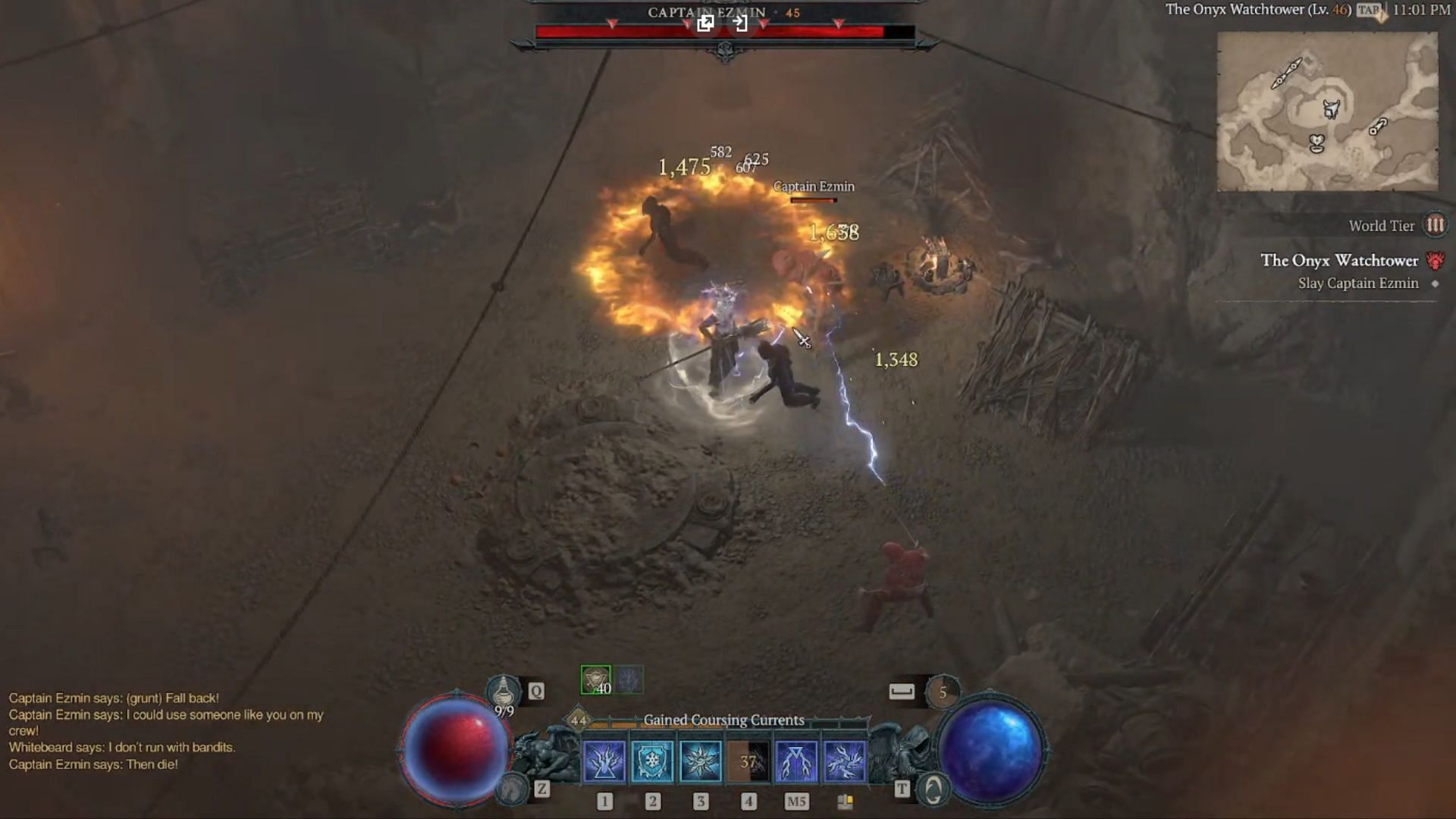 Chain Lightning Sorc absolutely demolishes the forces of Hell (Image via Blizzard Entertainment)