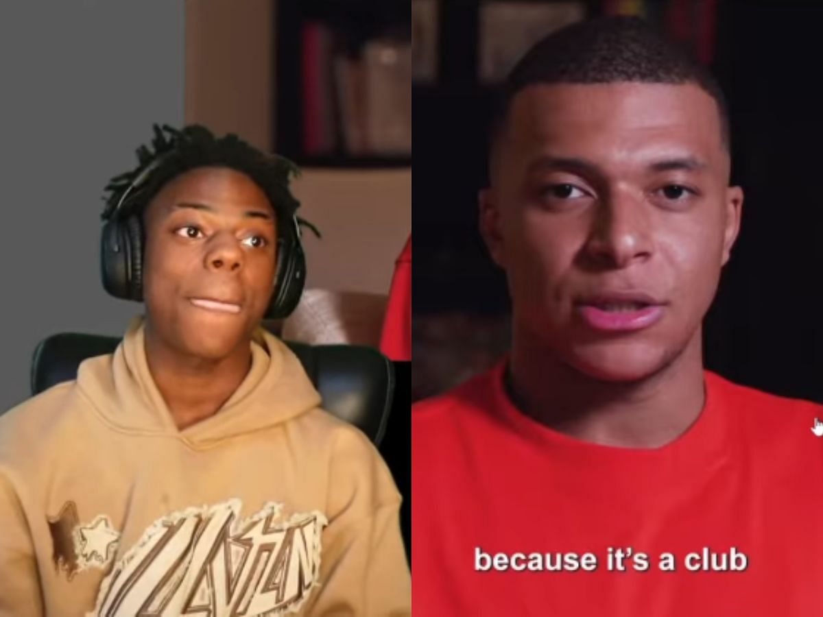 IShowSpeed says Kylian Mbappe will not join Real Madrid (Image via YouTube/IShowSpeed)