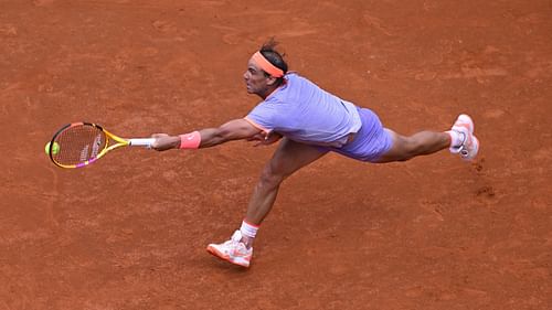 Rafael Nadal at the Italian Open.