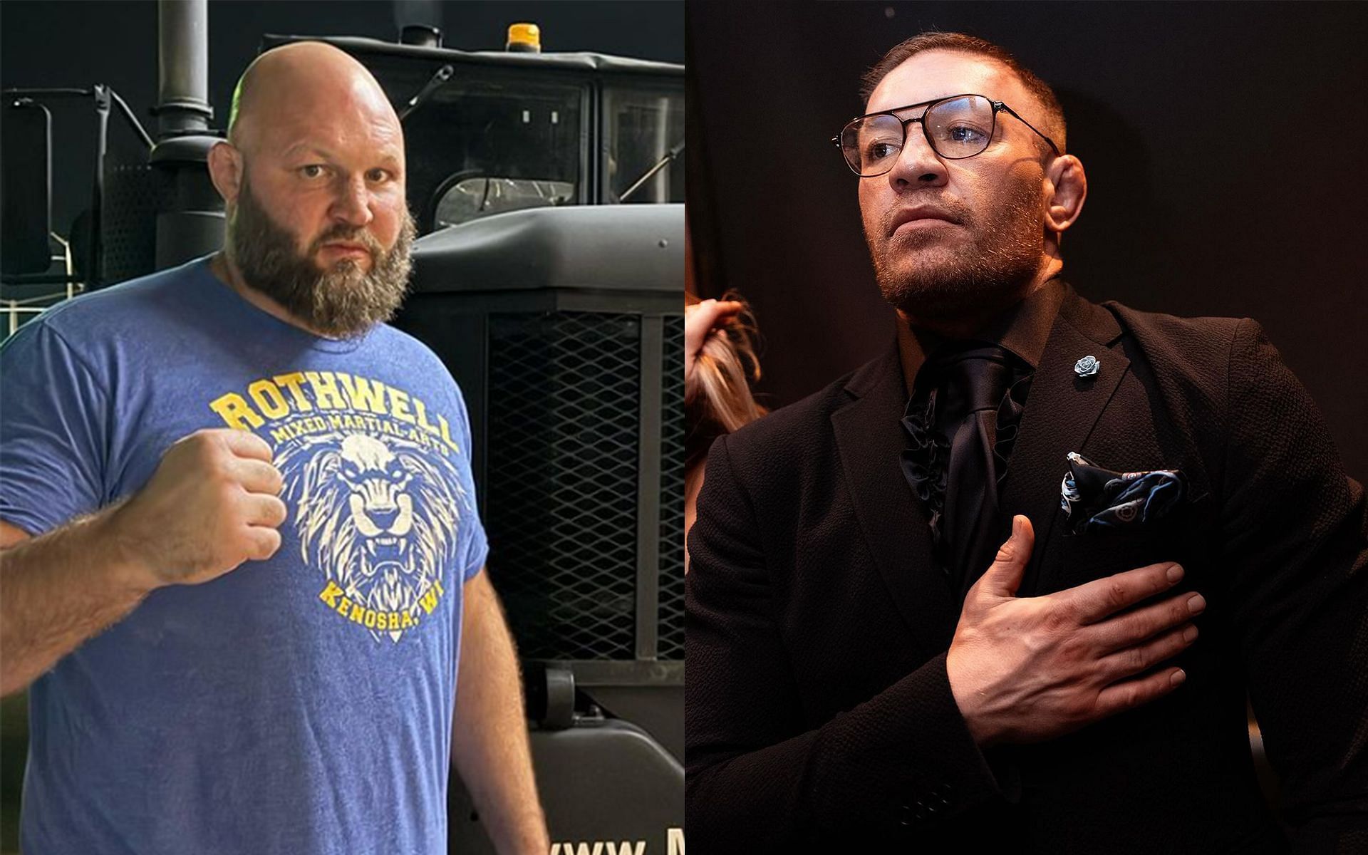 Ben Rothwell (left) is excited to witness the new chapter of BKFC after Conor McGregor (right) acquired a stake in the promotion [Images Courtesy: @rothwellfighter and @thenotoriousmma Instagram]