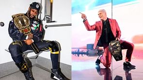 Swerve Strickland sends a message to Cody Rhodes after their respective World Championship wins