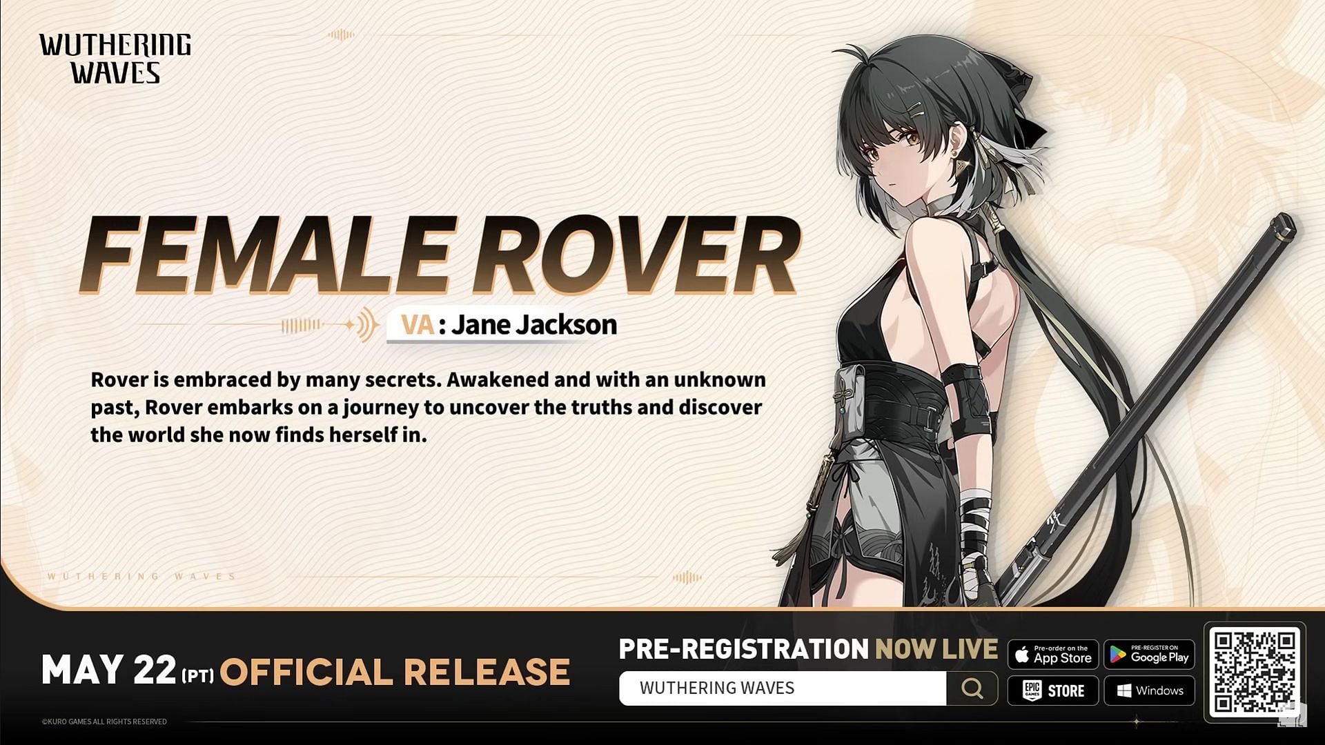 Female Rover (Image via Kuro Games)