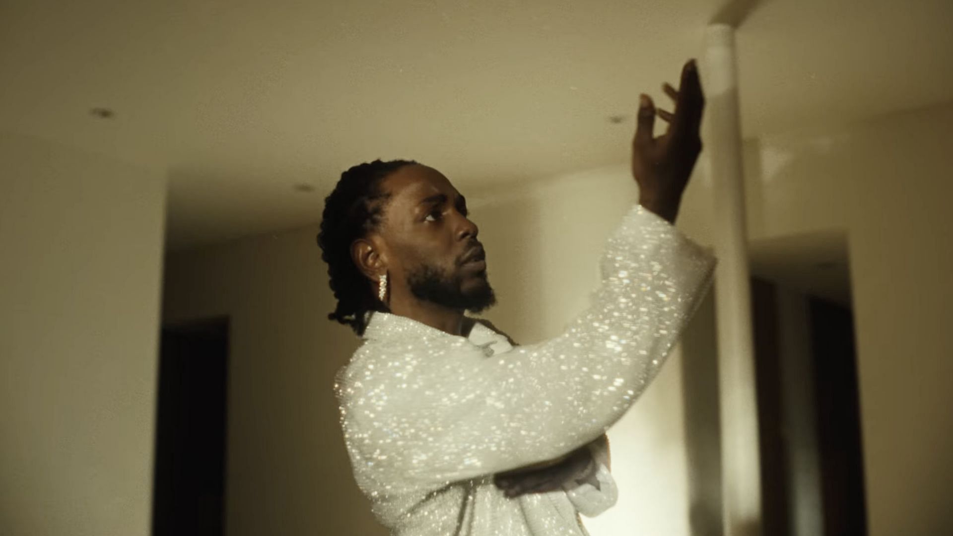 Kendrick Lamar in the music video for 