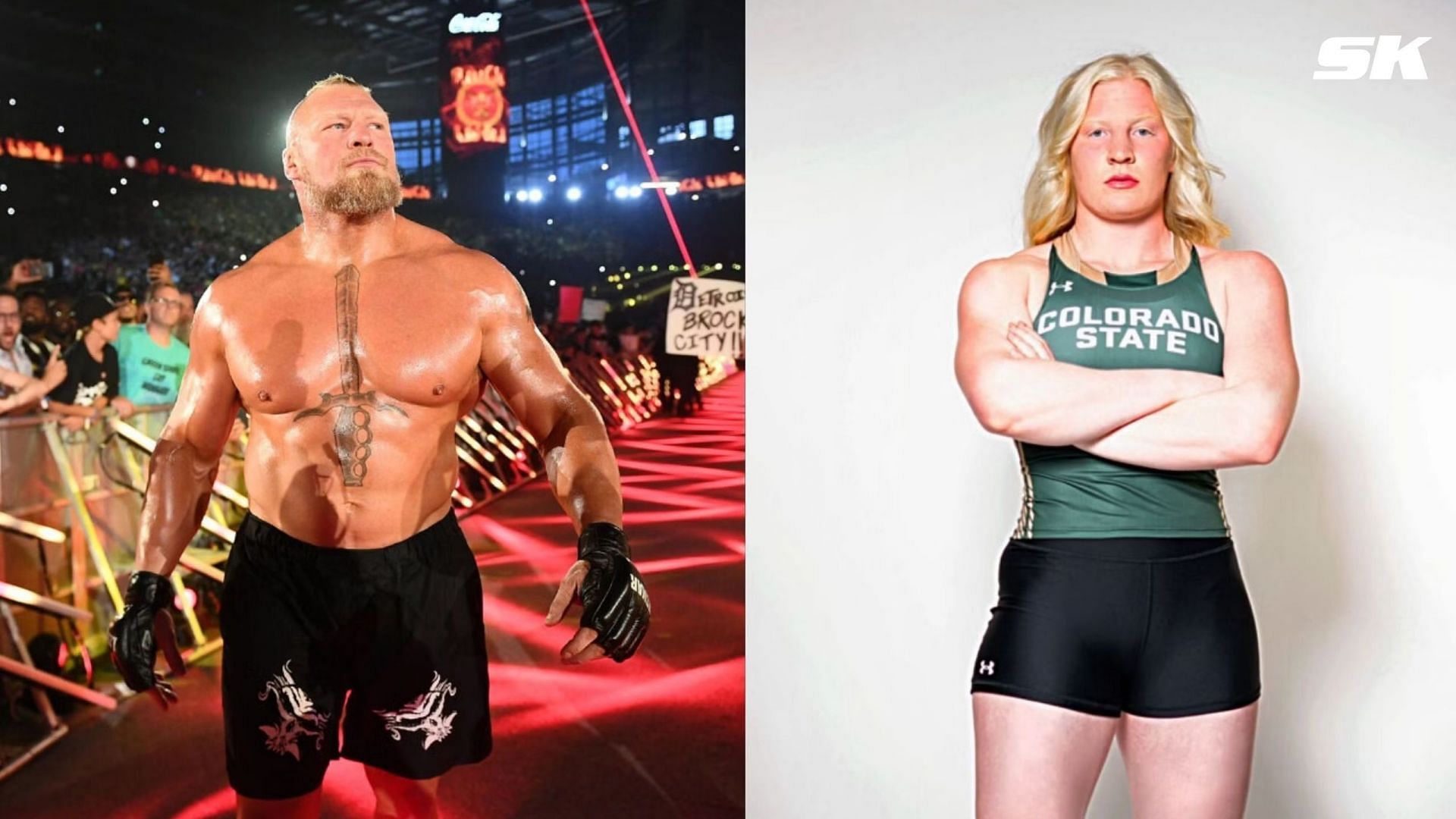 Mya Lesnar and Brock Lesnar