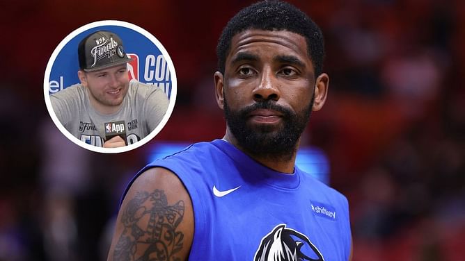 "We have a young team outside of him" - 32-year-old Kyrie Irving catches strays from Luka Doncic with ageism jokes