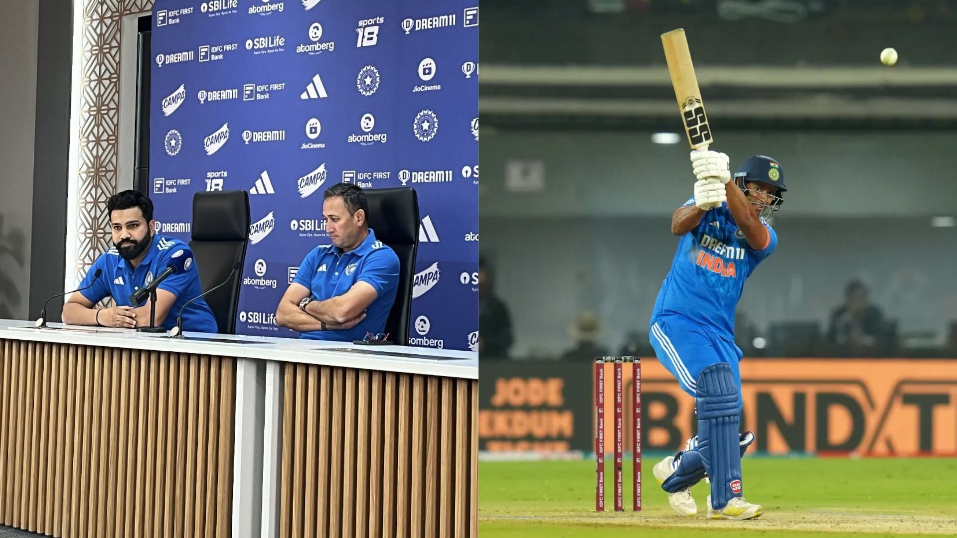 Rohit Sharma and Ajit Agarkar dropped some major hints about India