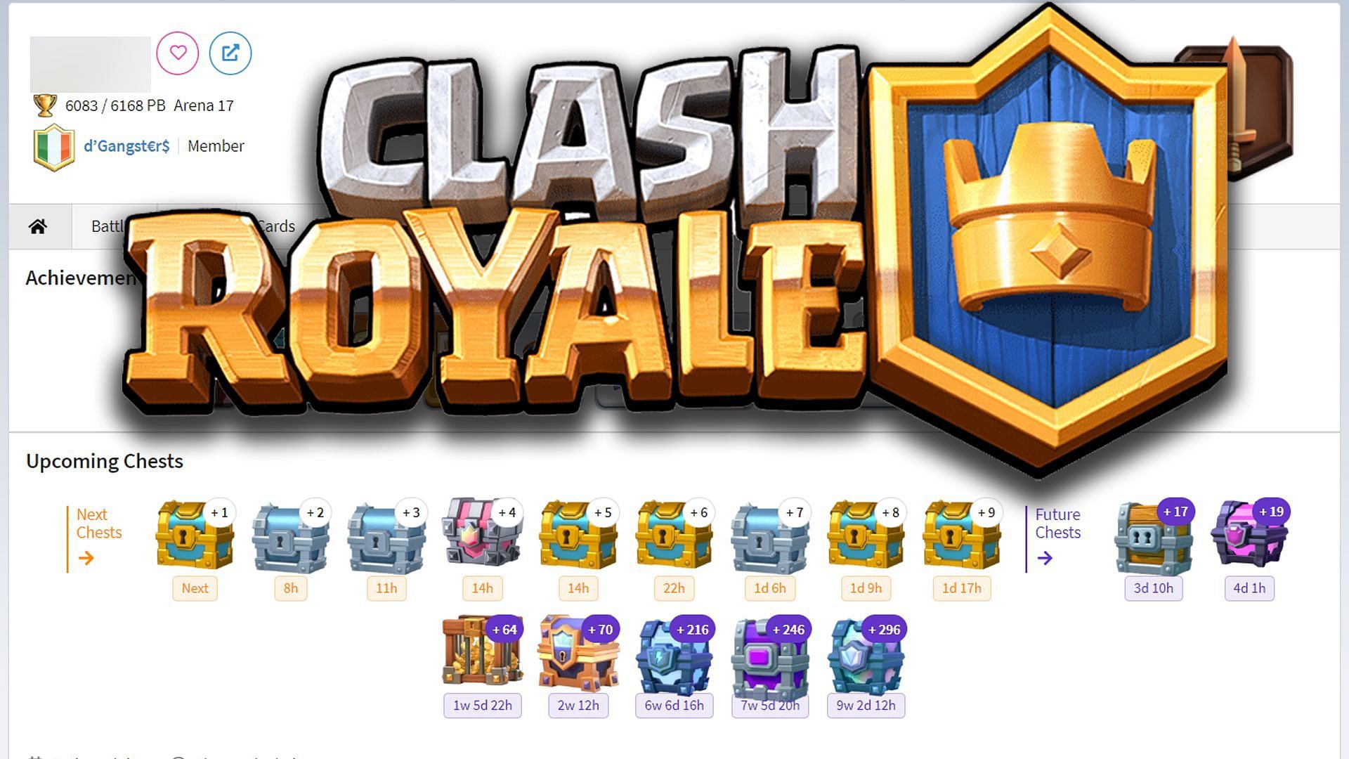 how to check clash royale chest cycle