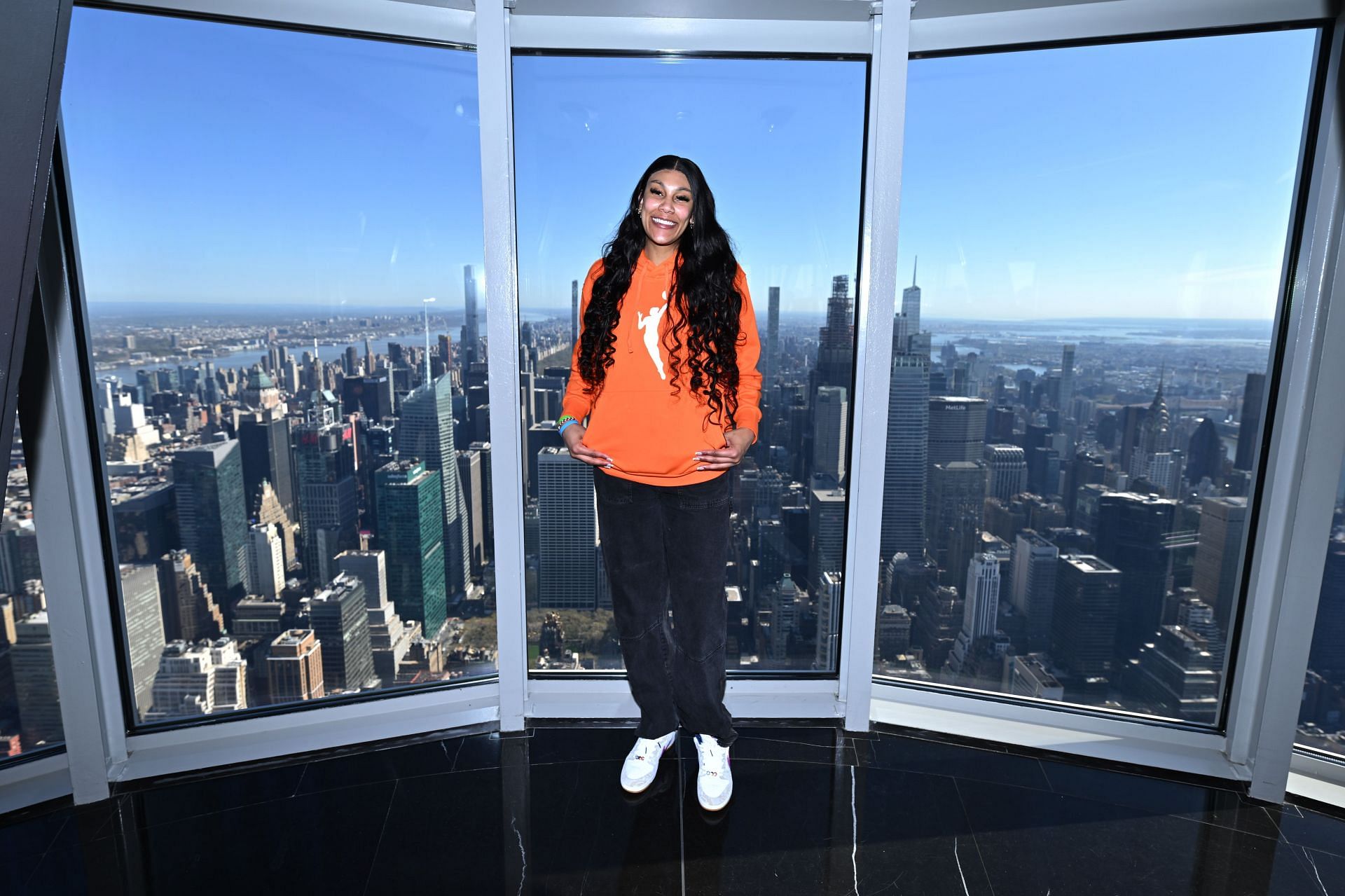 WNBA Draftees Light the Empire State Building