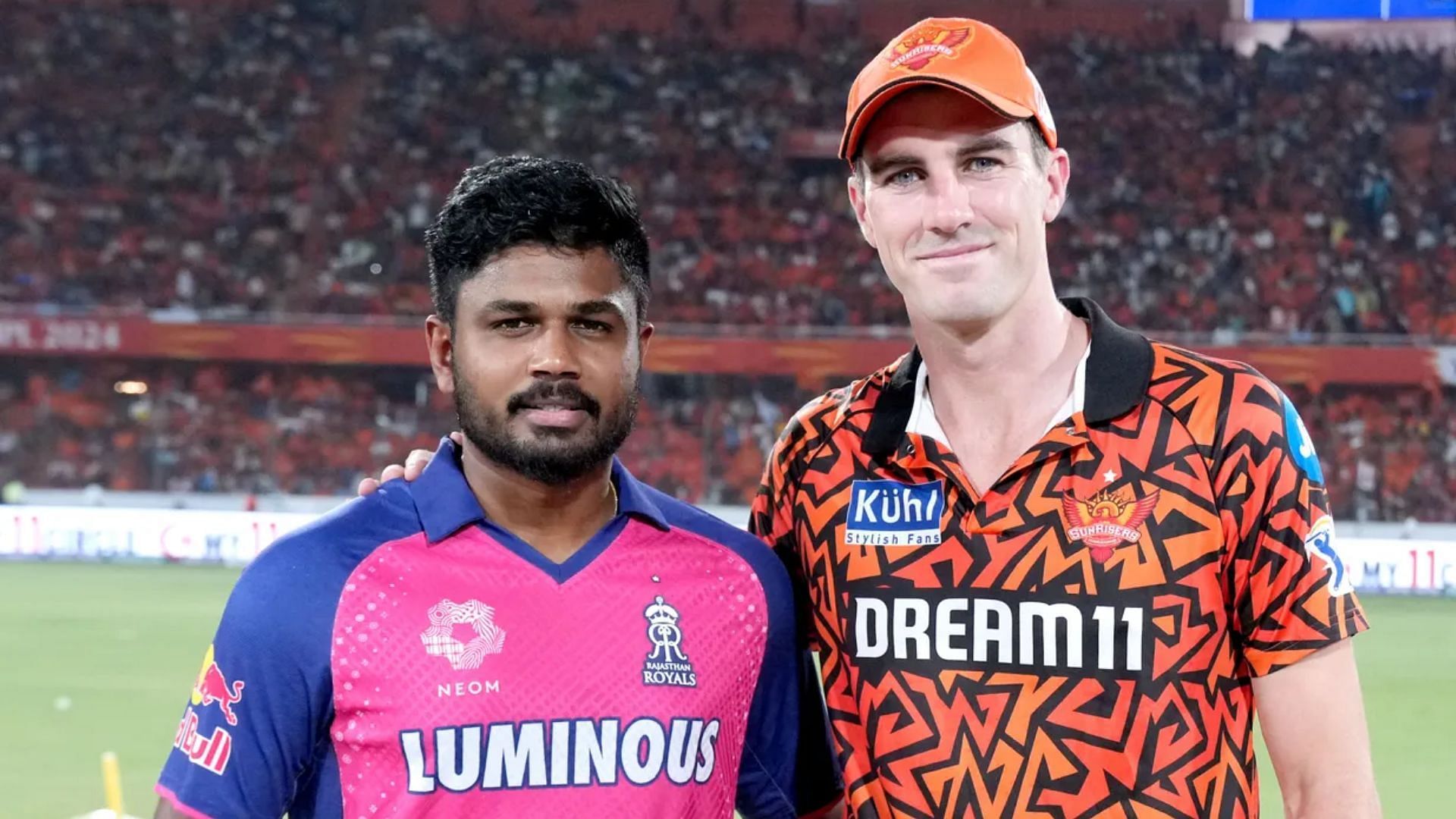 Sanju Samson and Pat Cummins