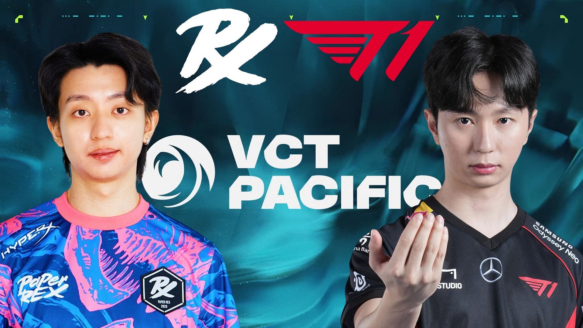 Paper Rex vs T1 at VCT Pacific 2024 Stage 1 (Image via Riot Games || Paper Rex || T1)