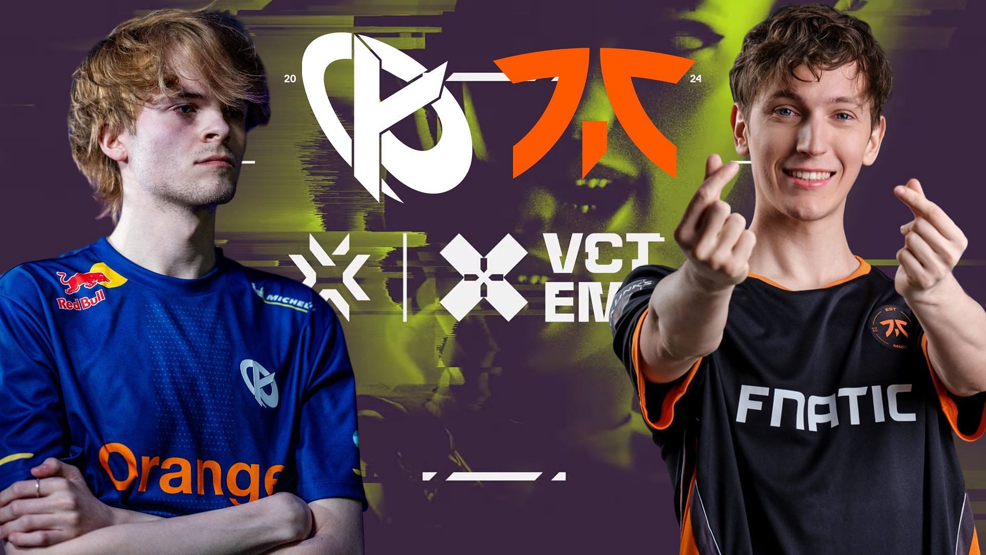 Karmine Corp vs Fnatic at VCT EMEA 2024 Stage 1 (Image via Riot Games || Karmine Corp || Fnatic)