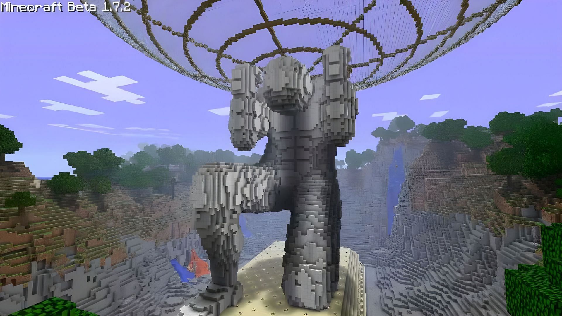 Minecraft statues can be truly magnificent (Image via Youtube/ghinco9)