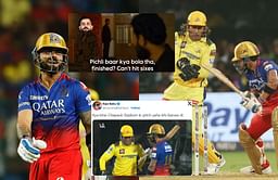 "Chennai Super Kings need 202 in 120 balls to silence unnecessary noise all over world"- Top 10 funny memes after 1st innings of RCB vs CSK IPL clash