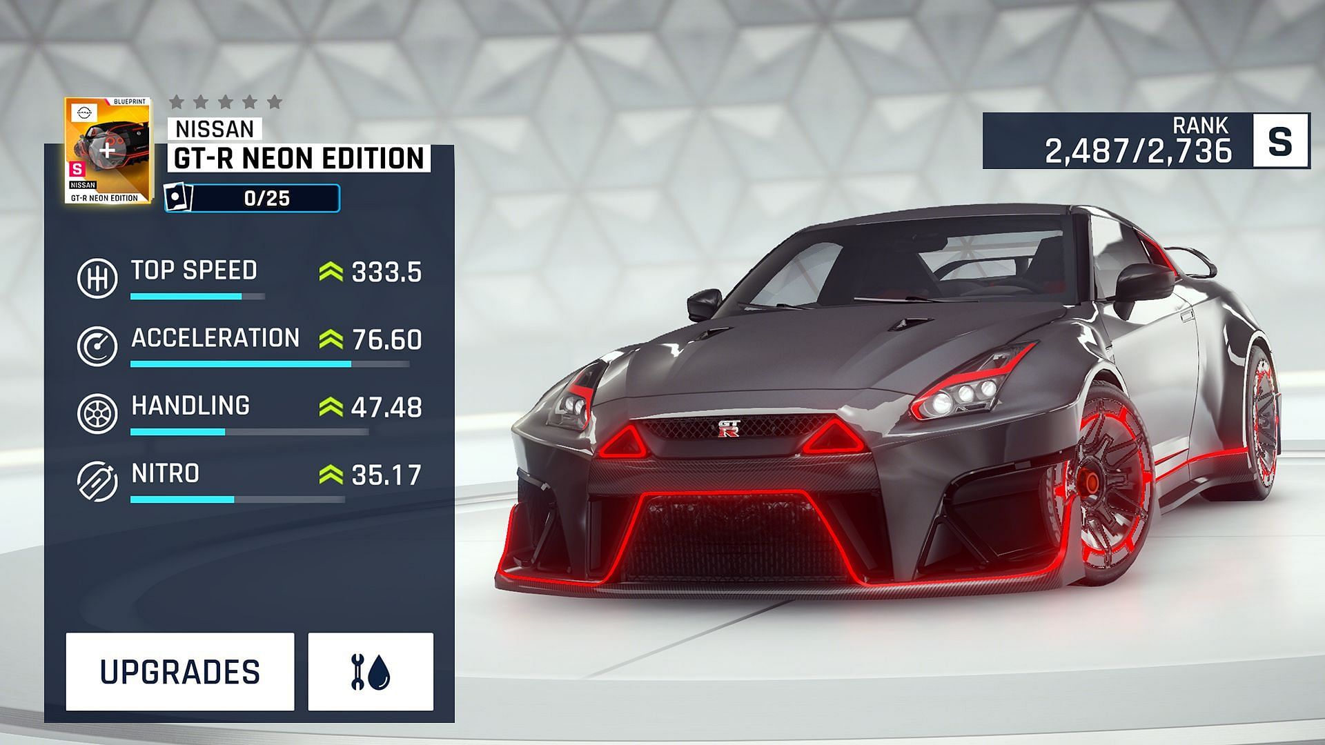 Nissan GT-R Neon Edition (Image via Gameloft)