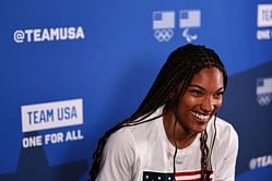 Tara Davis-Woodhall completes unexpected challenge given by NFL player DeKaylin Metcalf