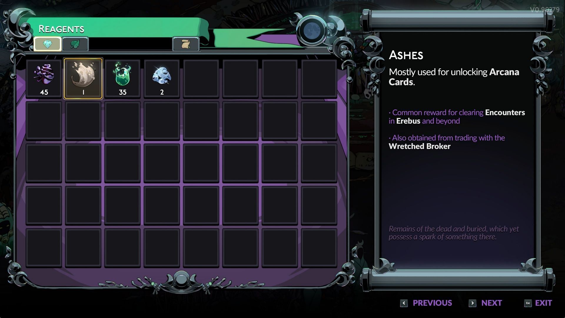 Farming up Ashes in Hades 2 isn&#039;t too difficult (Image via Supergiant Games)