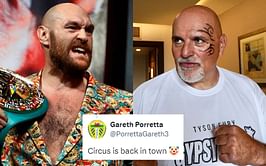 "This man is not well" - Fans react to Tyson Fury's father John Fury reportedly bleeding after clashing with Oleksandr Usyk's team