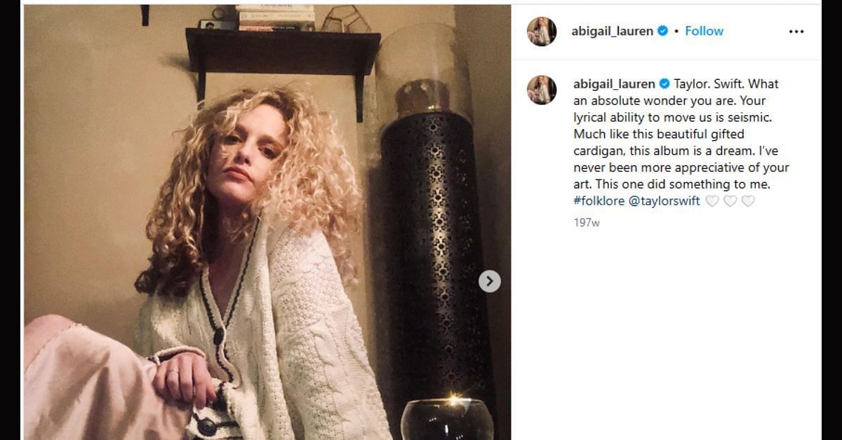 Abigail Anderson (via Instagram)