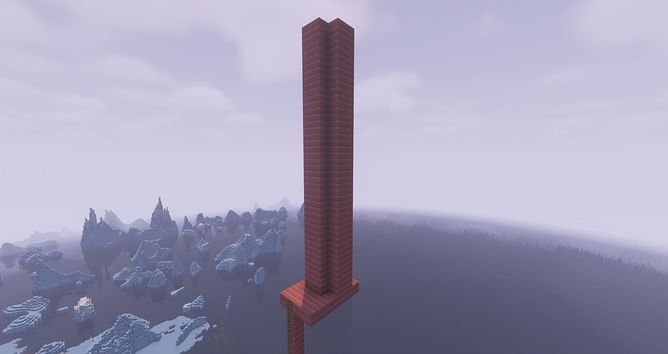 How tall does a mob grinder need to be in Minecraft?