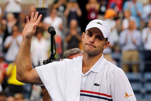 Andy Roddick pictured at the 2012 US Open