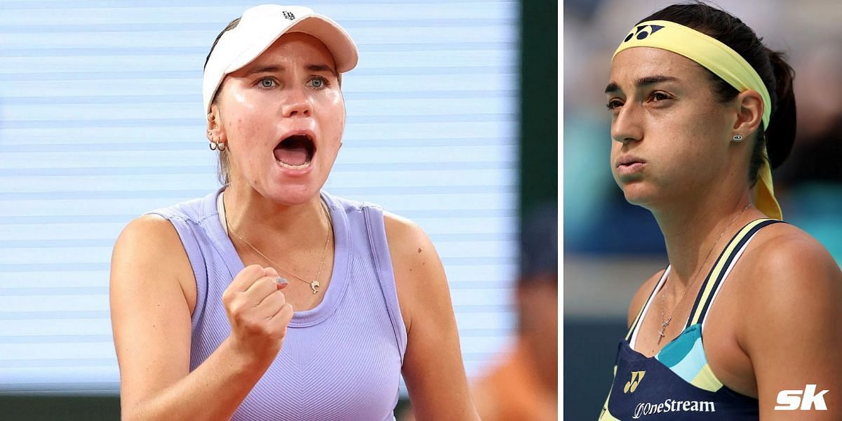 Sofia Kenin (L) beats Caroline Garcia. PHOTOS: GETTY