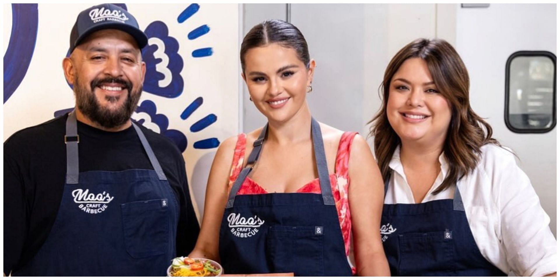 Selena Gomez is soaring high, and this time is with cooking. In frame, she is seen cooking with chefs from Moo