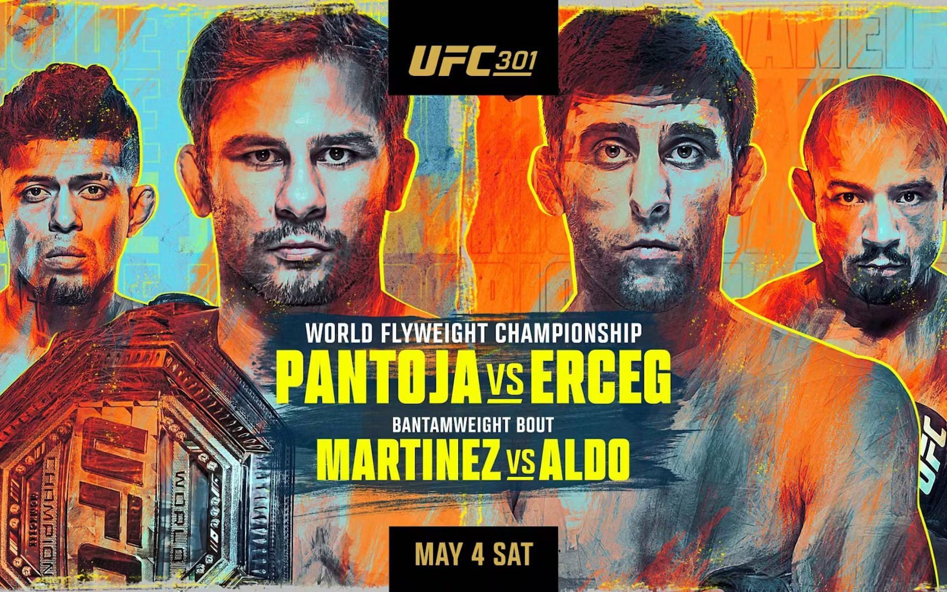 UFC 301 Alexandre Pantoja vs. Steve Erceg reported payouts