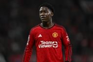 Manchester United midfielder Kobbie Mainoo