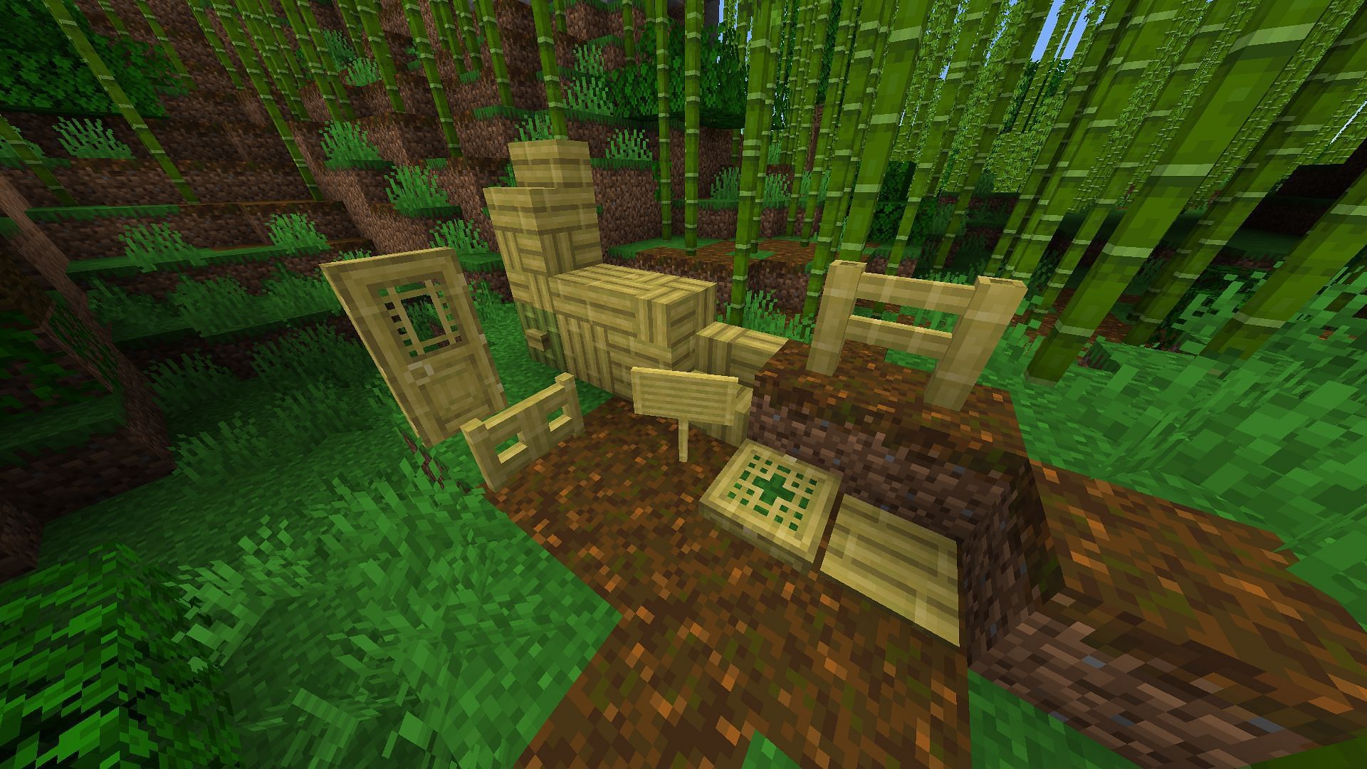 Bamboo got even more useful in Minecraft 1.20 (Image via Mojang)