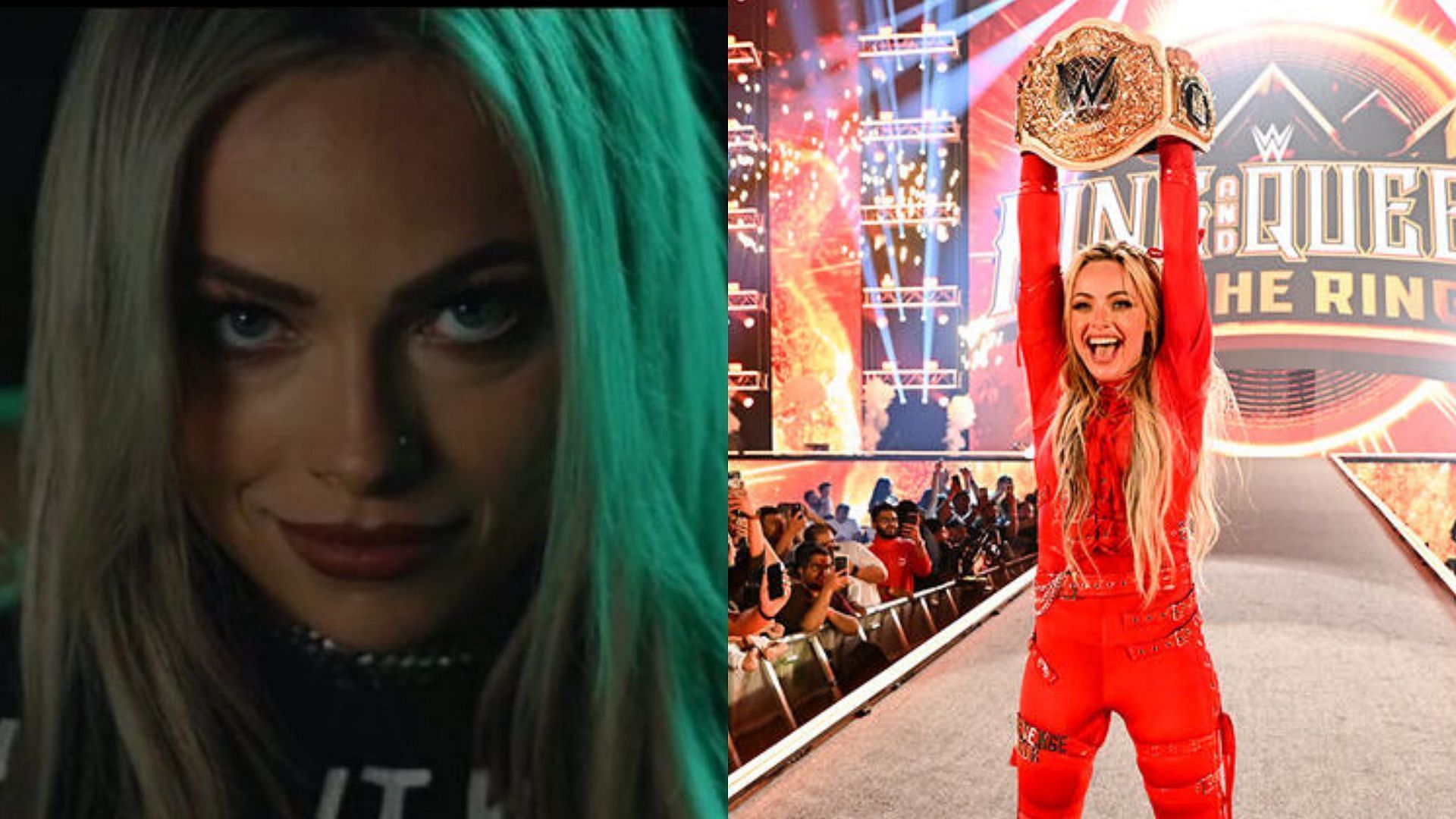 Morgan became champion last night at King and Queen of the Ring.