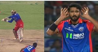 [Watch] Khaleel Ahmed silences Chinnaswamy crowd by dismissing Dinesh Karthik for duck in RCB-DC IPL 2024 clash
